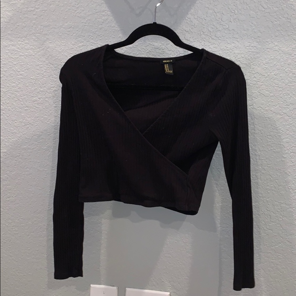 Black going out top